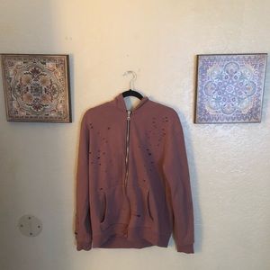 Forever 21 Distressed Hoodie